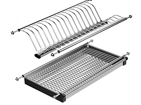 Сушка для посуды нержавеющая сталь 400-800мм.